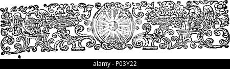 . Inglese: Fleuron dal libro: un completo e universale dizionario inglese su un nuovo piano : compresi non solo I. una spiegazione completa di parole difficili e termini tecnici ... II. Un dizionario di pronuncia; ... Dal Rev. James Barclay, ... e altri. 65 una completa e universale dizionario inglese su un nuovo piano - compresi non solo I Fleuron T123962-8 Foto Stock