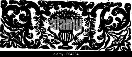 . Inglese: Fleuron dal libro: un'analisi critica della nuova operazione per una cataratta. Il sig. O'Halloran, di Limerick, chirurgo e Man-Midwife. - Autore di un nuovo Trattato di cataratta. 76 Un' analisi critica della nuova operazione per una cataratta Fleuron T008520-4 Foto Stock