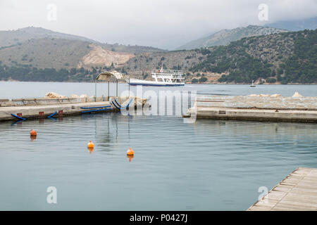 Piccolo porto di Agostelli Grecia Foto Stock