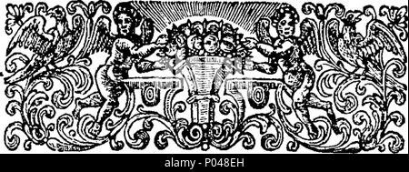 . Inglese: Fleuron dal libro: una collezione completa di signorile e geniale conversazione, secondo il più educato modalità e il metodo attualmente utilizzato a corte e nelle migliori aziende di Inghilterra. In tre finestre di dialogo. Da Simon Wagstaff, Esq; 66 una collezione completa di signorile e geniale conversazione Fleuron T097412-8 Foto Stock