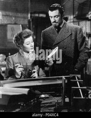 Pellicola originale titolo: Madame Curie. Titolo inglese: Madame Curie. Regista: MERVYN LEROY. Anno: 1943. Stelle: GREER GARSON; WALTER PIDGEON. Credito: M.G.M / Album Foto Stock