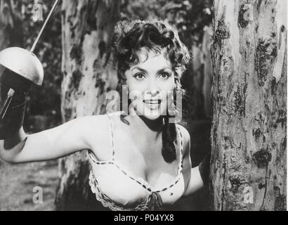 Pellicola originale titolo: LA DONNA PIU BELLA DEL MONDO. Titolo inglese: bella ma pericolosa. Regista: robert Z. LEONARD. Anno: 1956. Stelle: Gina Lollobrigida. Credito: G.E.S.I. CINEMATOGRAFICA / Album Foto Stock