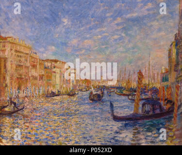 Grand Canal, Venezia, Pierre-Auguste Renoir, 1881, il Museo delle Belle Arti di Boston, Massa, Stati Uniti d'America, America del Nord Foto Stock