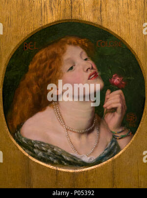 Belcolore, Dante Gabriel Rossetti, 1863, il Museo delle Belle Arti di Boston, Massa, Stati Uniti d'America, America del Nord Foto Stock