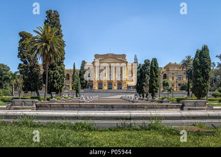 Ipiranga Museum (Museu do Ipiranga) e Parco Indipendenza (Parque da Independencia) - Sao Paulo, Brasile Foto Stock