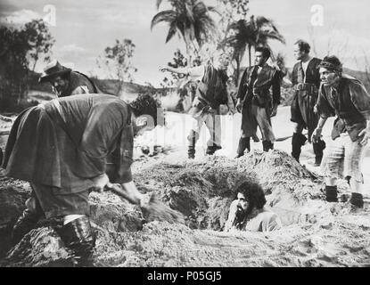 Pellicola originale titolo: BLACKBEARD, il pirata. Titolo inglese: BLACKBEARD, il pirata. Regista: RAOUL WALSH. Anno: 1952. Credito: RKO / Album Foto Stock