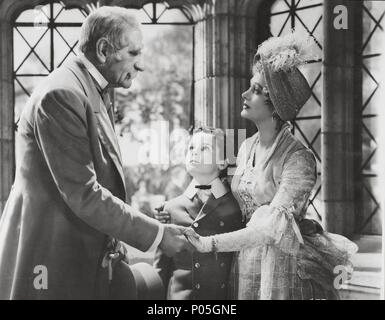 Pellicola originale titolo: Little Lord Fauntleroy. Titolo inglese: Little Lord Fauntleroy. Regista: JOHN CROMWELL. Anno: 1936. Stelle: DOLORES COSTELLO; FREDDIE BARTOLOMEO; C. AUBREY SMITH. Credito: United Artists / Album Foto Stock