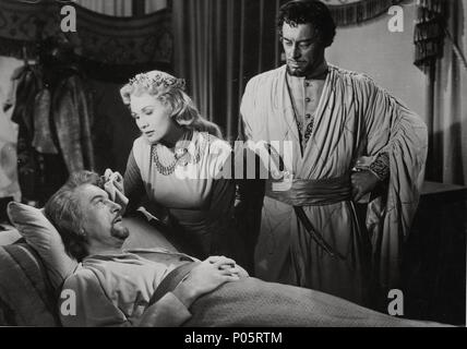 Pellicola originale titolo: RE RICHARD e i crociati. Titolo inglese: RE RICHARD e i crociati. Regista: David Butler. Anno: 1954. Stelle: REX HARRISON; GEORGE SANDERS; VIRGINIA MAYO. Credito: WARNER BROTHERS / Album Foto Stock
