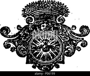. Inglese: Fleuron dal libro: una descrizione di maggio. Da Gawin Douglas, vescovo di Dunkeld. Da Francesco Fawkes, A. M. 84 una descrizione di maggio. Da Gawin Douglas, vescovo di Dunkeld. Da Francesco Fawkes, A. M. Fleuron T031678-7 Foto Stock