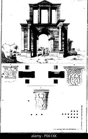 . Inglese: Fleuron dal libro: una descrizione di Oriente e di alcuni altri paesi. ... Osservazioni sull'Egitto. Da Richard Pococke, LL. D. F.R.S. 85 Una descrizione di Oriente e di alcuni altri paesi Fleuron T031684-29 Foto Stock