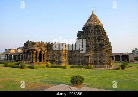 Il Mahadeva tempio costruito circa 1112 CE, Itagi, Karnataka Foto Stock