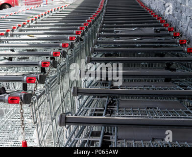 A gettone carrello della spesa Foto stock - Alamy