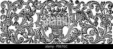 . Inglese: Fleuron dal libro: una dissertazione su II. Kings, x. 22. tradotto dal latino di Rabbi C*****d. Con una dedizione, prefazione, e postscript critico ed esplicativo. Dal traduttore. 96 UNA DISSERTAZIONE SU II Fleuron T115022-4 Foto Stock