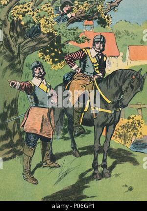 "Re Carlo in rovere', C1907. Artista: sconosciuto. Foto Stock