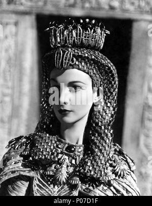 Pellicola originale titolo: Cesare e Cleopatra. Titolo inglese: Cesare e Cleopatra. Regista: GABRIEL PASCAL. Anno: 1945. Stelle: Cleopatra VII FARAONE; Vivien Leigh. Credito: United Artists / Album Foto Stock