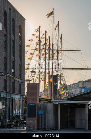 La SS Gran Bretagna presso il Great Western Dockyard in Bristol, Regno Unito Foto Stock