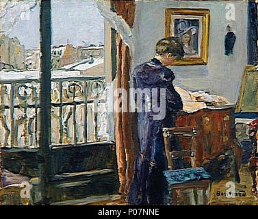 . Русский: dipinto di Pierre Bonnard . prima di 1947. Pierre Bonnard 83 Pierre Bonnard giornata invernale Foto Stock