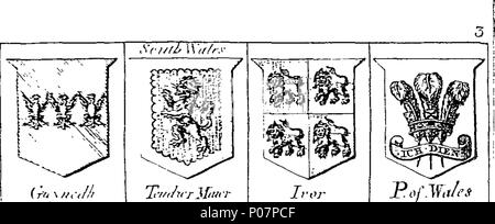 . Inglese: Fleuron dal libro: un aiuto per la storia inglese; contenente una successione di tutti i re d'Inghilterra, l'inglese, i Sassoni e i britannici; ... Da Peter Heylyn, ... con un elenco completo dei detti magistrati: ora pubblicato per la prima volta, da Paul Wright, ... 113 un aiuto alla storia inglese; contenente una successione di tutti i re d'Inghilterra Fleuron T107428-25 Foto Stock