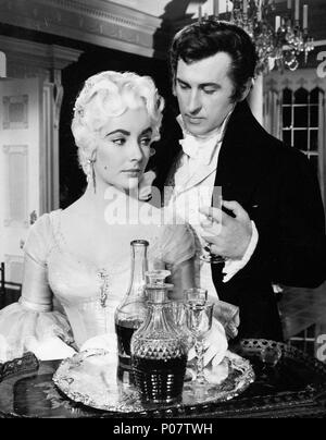 Pellicola originale titolo: BEAU BRUMMELL. Titolo inglese: BEAU BRUMMELL. Regista: CURTIS BERNHARDT. Anno: 1954. Stelle: Elizabeth Taylor; STEWART GRANGER. Credito: M.G.M / Album Foto Stock