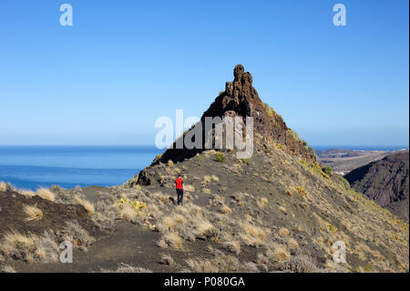 Agaete Rock , Gran Canaria, Spagna Foto Stock