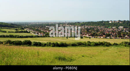 Anello Cissbury, West Sussex Foto Stock