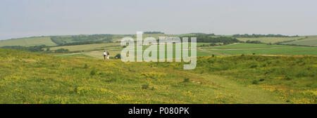 Anello Cissbury, West Sussex Foto Stock