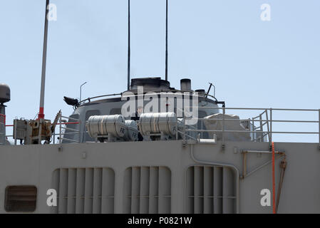 Esercito militare nave in Malta Foto Stock