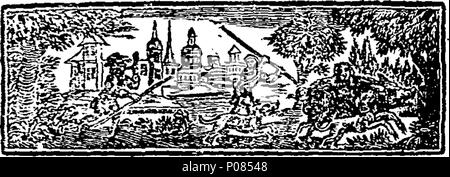 . Inglese: Fleuron dal libro: un libello sul Dr D------ ny, e un certo grande signore. Dal Dott. SW-T, occasione'd da una certa epistola. ... 126 una diffamazione sul dott. D-ny, e un certo grande signore. Dal Dott. SW-T, occasione'd da una certa epistola. - Fleuron N005048-3 Foto Stock