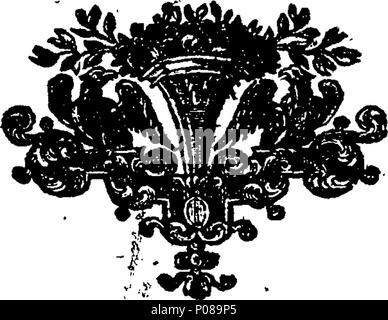 . Inglese: Fleuron dal libro: un vero e proprio conto di Anne balena e Sarah pegno, che venivano processati e condannati all'assise tenutasi a Horsham della Contea del Sussex, prima che il diritto Honble Sir John Willes, Signore giustizia principale della sua maestà la Corte dei motivi comuni e Sir Thomas Denison, KNT, uno di sua maestà di giudici, il XX luglio, 1752.... 110 un vero e proprio conto di Anne balena e Sarah pegno Fleuron T107356-1 Foto Stock