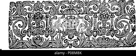 . Inglese: Fleuron dal libro: una lettera all'autore del cristianesimo non fondata sull argomento, &c. Da un giovane gentiluomo di Cambridge. 123 una lettera all'autore del cristianesimo non fondata sull argomento, etc Fleuron T069826-2 Foto Stock