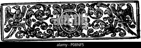 . Inglese: Fleuron dal libro: una Lettera al Rev.mo Sig. James Adams a Lovat; occasione'd dalla sua indagine del Professor Campbel orazione del. 125 una Lettera al Rev.mo Sig. James Adams a Lovat; occasione'd dalla sua indagine del Professor Campbel orazione del Fleuron T169963-6 Foto Stock