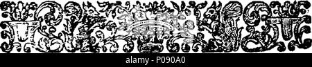 . Inglese: Fleuron dal libro: anfitrione. Comedie. Par Monsieur De Moliere. Amphitryon. Una commedia. Dal francese di Moliere. 284 anfitrione. Comedie. Par Monsieur De Moliere. Amphitryon. Una commedia. Dal francese di Moliere. Fleuron T064110-15 Foto Stock