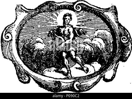 . Inglese: Fleuron dal libro: anfitrione. Comedie. Par Monsieur De Moliere. Amphitryon. Una commedia. Dal francese di Moliere. 284 anfitrione. Comedie. Par Monsieur De Moliere. Amphitryon. Una commedia. Dal francese di Moliere. Fleuron T064110-60 Foto Stock