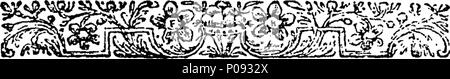 . Inglese: Fleuron dal libro: una rivista letteraria, o una continuazione del libro di memorie di letteratura. Dello stesso autore. 127 una rivista letteraria, o una continuazione del libro di memorie di letteratura. Dello stesso autore. Fleuron P002006-18 Foto Stock