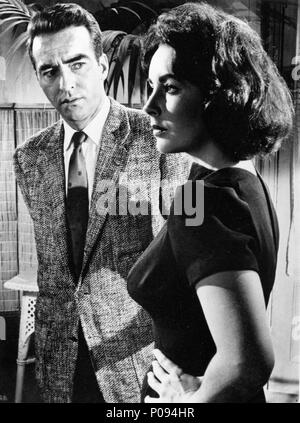 Pellicola originale titolo: improvvisamente la scorsa estate. Titolo inglese: improvvisamente la scorsa estate. Regista: Joseph L. MANKIEWICZ. Anno: 1959. Stelle: Elizabeth Taylor; MONTGOMERY CLIFT. Credito: Columbia Pictures / Album Foto Stock