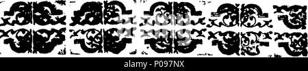 . Inglese: Fleuron dal libro: un credito nazionale, per un uso nazionale. Scritto da J.C. merchant a Dublino. ... Umilmente ... offerta sarebbe a sua grazia James Duca di Ormond, ... e di entrambe le case del Parlamento, seduta a Dublino il 10 di febbraio, 1704/5. 135 Un credito nazionale, per un uso nazionale Fleuron T106905-1 Foto Stock