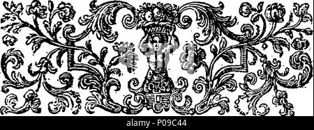 . Inglese: Fleuron dal libro: anfitrione. Comedie. Par Monsieur De Moliere. Amphitryon. Una commedia. Dal francese di Moliere. 284 anfitrione. Comedie. Par Monsieur De Moliere. Amphitryon. Una commedia. Dal francese di Moliere. Fleuron T064110-12 Foto Stock