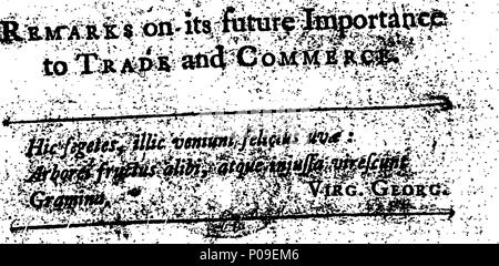 . Inglese: Fleuron dal libro: un conto di East-Florida. Con commento sul suo futuro grande importanza per il commercio e gli affari. 288 Un account di East-Florida. Con commento sul suo futuro grande importanza per il commercio e gli affari. Fleuron T110243-3 Foto Stock