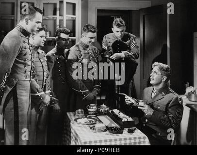 Pellicola originale titolo: La lunga linea grigia. Titolo italiano: la lunga linea grigia. Regista: JOHN FORD. Anno: 1955. Stelle: Tyrone Power. Credito: Columbia Pictures / Album Foto Stock