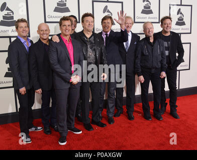 Chicago arrivando al 56th Annual Grammy Awards 2014 presso il centro di fiocco in Los Angeles.Chicago 258 evento nella vita di Hollywood - California, tappeto rosso Evento, STATI UNITI D'AMERICA, industria cinematografica, celebrità, fotografia, Bestof, arte cultura e intrattenimento, Topix celebrità moda, migliori della vita di Hollywood, evento nella vita di Hollywood - California, moquette rossa e dietro le quinte, ,arti della cultura e del divertimento, fotografia, inchiesta tsuni@Gamma-USA.com , Musica celebrità, musicista, Music Group, 2014 Foto Stock