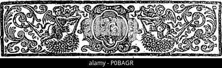 . Inglese: Fleuron dal libro: una logica, o esposizione pratica del libro di Common-Prayer, da ... Anthony Sparrow, ... Con la sua attenzione per la sua diocesi contro false dottrine, e il suo famoso sermone della confessione e il potere di assoluzione. La settima edizione. Per cui sono prefissi'd, la vita dei compilatori della liturgia; ... da ... Samuel Downes, ... La seconda edizione. 181 una logica Fleuron T130846-47 Foto Stock