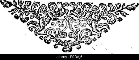 . Inglese: Fleuron dal libro: una logica al libro di Common-Prayer della chiesa di Inghilterra. Dalla destra del Reverendo Padre in Dio Anthony Sparrow, fine Signore Vescovo di Norwich. 181 una logica al libro di Common-Prayer della chiesa di Inghilterra Fleuron T140949-4 Foto Stock