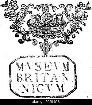 . Inglese: Fleuron dal libro: un appendice all'occasionale critico, in cui il commento che le prestazioni nella critica e verifiche mensili sono esaminati e gli autori di loro shewn ugualmente illiteral e illiberale. 309 Appendice al critico occasionali Fleuron T176510-2 Foto Stock