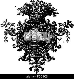 . Inglese: Fleuron dal libro: un registro e cronaca ecclesiastica e civile: contenente le questioni di fatto, consegnato nelle parole della maggior parte Authentick libri, giornali e record; digerito in ordine esatto del tempo. Con una corretta note e riferimenti verso la scoperta e collegando la vera storia di Inghilterra dal restauro di Re Carlo II. Vol.1. Fedelmente presi dalle collezioni manoscritte del Signore Vescovo di Peterborough. 181 un registro e cronaca ecclesiastiche e civili- contenente le questioni di fatto Fleuron T132809-9 Foto Stock