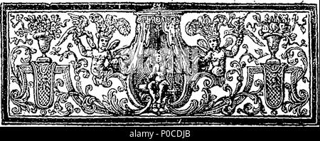 . Inglese: Fleuron dal libro: un sermone predicare'd all'anniversario-incontro dei figli del clero alla cattedrale di San Paolo, il 13 di dicembre, 1722. Da Pawlet San Giovanni, D. D. Rettore di Yelden nel Bedfordshire. 192 un sermone predicare'd all'anniversario-incontro dei figli del clero a St Fleuron T045907-2 Foto Stock