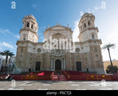 Cattedrale di Cadice, Cadice, Andalusia, Spagna Foto Stock