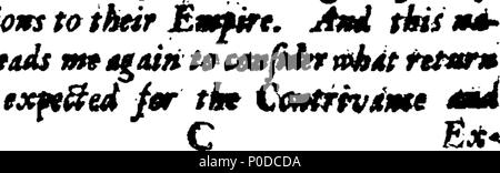 . Inglese: Fleuron dal libro: un discorso sullo stato della nazione, in aprile 1701. 209 un discorso sullo stato della nazione, in aprile 1701. Fleuron T049733-1 Foto Stock