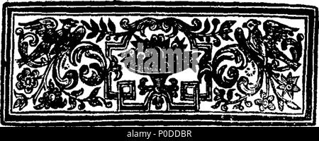 . Inglese: Fleuron dal libro: una vista di riepilogo e la difesa del regime di redenzione; in una lettera parrocchiale, per gli abitanti di San Paolo, Deptford. Da James Bate, M. A. Rettore di detta parrocchia. 211 Una vista di riepilogo e la difesa del regime di redenzione; in una lettera parrocchiale, per gli abitanti di San Fleuron T061171-3 Foto Stock