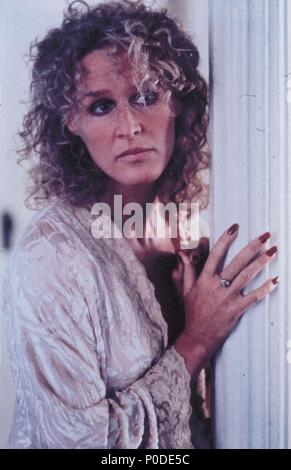 Pellicola originale titolo: attrazione fatale. Titolo inglese: attrazione fatale. Regista: ADRIAN LYNE. Anno: 1987. Stelle: Glenn Close. Credito: Paramount Pictures / Album Foto Stock