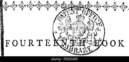 . Inglese: Fleuron dal libro: mille cose notevoli, su vari argomenti; descritto da i segreti della natura e dell'arte; praticabile, redditizio e di grande vantaggio; ... 221 mille cose notevoli, su vari argomenti; descritto da i segreti della natura e dell'arte; praticabile, redditizio e di grande vantaggio; - Fleuron T083857-11 Foto Stock